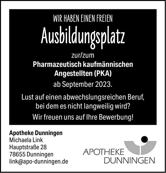 202305 Stellenanzeige Azubi